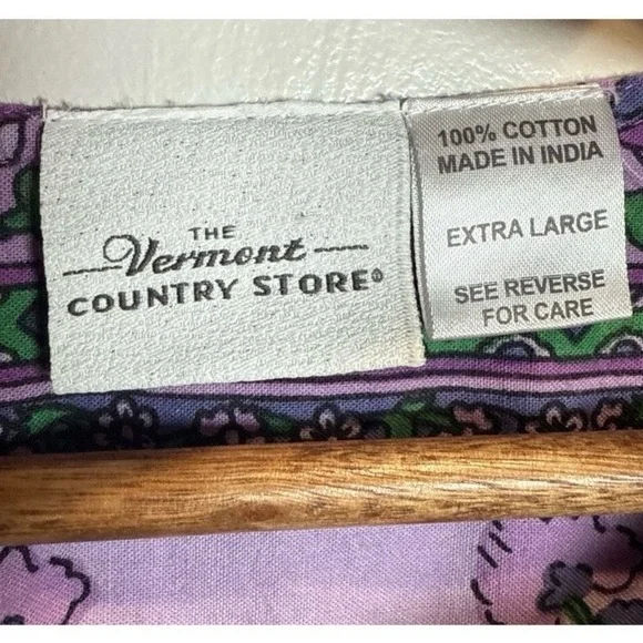 Purple block print shirt - Picture 11 of 12